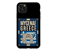 Mycenae Greece Flag Lion Gate Ancient Ruins Retro Art Case for iPhone 11 Pro Max