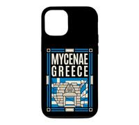 Mycenae Greece Flag Lion Gate Ancient Ruins Retro Art Case for iPhone 12/12 Pro