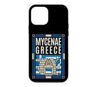 Mycenae Greece Flag Lion Gate Ancient Ruins Retro Art Case for iPhone 12 mini