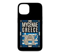 Mycenae Greece Flag Lion Gate Ancient Ruins Retro Art Case for iPhone 13