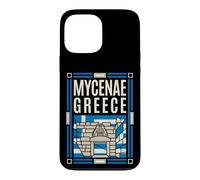 Mycenae Greece Flag Lion Gate Ancient Ruins Retro Art Case for iPhone 13 Pro Max