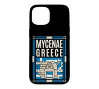 Mycenae Greece Flag Lion Gate Ancient Ruins Retro Art Case for iPhone 15