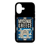 Mycenae Greece Flag Lion Gate Ancient Ruins Retro Art Case for iPhone 17