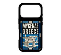 Mycenae Greece Flag Lion Gate Ancient Ruins Retro Art Case for iPhone 17 Pro
