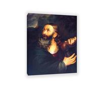 MYCGGDGH Edwin Landseer Canvas Print Wall Art The Harper Painting on Canvas edwin landseer Poster Picture for bedroom living room artwork wall decor80x60cm(31x24in) Framed