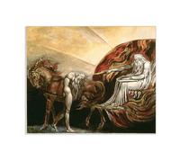 MYCGGDGH God Judging Adam William Blake Wall Art Famous Paintings Reproduction for Wall Decor symbolism posters William Blake Artwork Cool Picture Modern Home Decor 95x80cm(37x31in) poster
