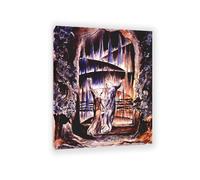 MYCGGDGH Illustration to Dante's Divine Comedy by William Blake Canvas Art Print Classic Mythological Color Poster Abstract Painting Print Vintage Home Decor for Kitchen Office 40x30cm(16x12in) Frame