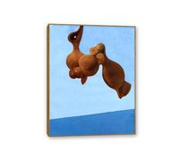 MYCGGDGH Max Ernst Poster Monument to Birds Reproductions of Famous Paintings Surrealism Wall Art Canvas Max Ernst Wall Decor for Living Room Gifts65x50cm(26x19in) Framed