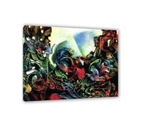 MYCGGDGH Max Ernst Wall Art,Untitled Abstract,Art Reproductions on Canvas Famous Paintings Posters Max Ernst Print Abstract Pictures Wall Decor 60x50cm(24x20in) Framed