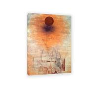 MYCGGDGH Paul Klee Canvas Wall Art Bounds of the Intellect Poster Vintage Classic Oil Painting Master Painting Print Suitable Living Room Office Cool Wall Decor55x40cm(22x16in) Framed