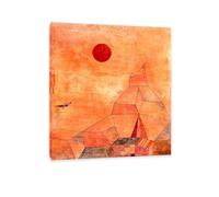 MYCGGDGH Paul Klee Canvas Wall Art Marchen Poster Vintage Classic Oil Painting Master Painting Print Suitable Living Room Office Cool Wall Decor48x40cm(19x16in) Framed