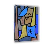 MYCGGDGH Paul Klee Canvas Wall Art Matros Poster Vintage Classic Oil Painting Master Painting Print Suitable Living Room Office Cool Wall Decor120x80cm(47x31in) Framed