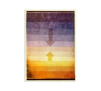 MYCGGDGH Paul Klee Canvas Wall Art Separation in the Evening Poster Vintage Classic Oil Painting Master Painting Print Suitable Living Room Office Cool Wall Decor110x80cm(43x31in) Frameless