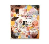 MYCGGDGH Paul Klee Canvas Wall Art Waterfowl Duck Poster Vintage Classic Oil Painting Master Painting Print Suitable Living Room Office Cool Wall Decor70x60cm(28x24in) Frameless