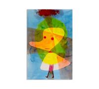 MYCGGDGH Paul Klee Wall Art Small Garden Ghost Poster surrealism Canvas Art Print by Paul Klee Painting picture artwork Bedroom Living Room Office Wall Decor110x70cm(43x28in) Frameless