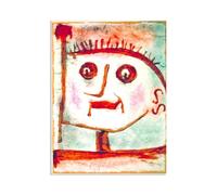 MYCGGDGH Paul Klee Wall Art und du wirst dich satt essen Poster surrealism Canvas Art Print by Paul Klee Painting picture artwork Bedroom Living Room Office Wall Decor70x50cm(28x20in) Frameless