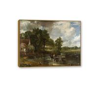 MYCGGDGH The Hay Wain Print John Constable Canvas Art Poster Romanticism Prints Landscape Pictures Oil Painting Decor for Living Room Bedroom 65x50cm(26x19in) Framed