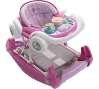 MyChild Coupe 2-in-1 Baby Walker Pink - Activity Centre Baby Walker - Easy comp