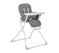 My Child Hideaway Compact Folding Highchair, Charcoal Grey - Quick & Easy Fold Flat, Easy Storage, Lightweight