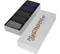 MyChoose 5 Pairs of Men’s Bamboo Casual Socks Size 6-11 Ultra Soft Breathable Odor Free