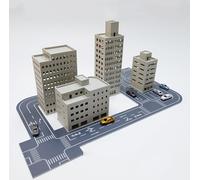 Mycity 1: 300 Assembled Building Model Ornaments, Micro Scenes of Urban Streets