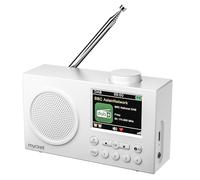 Mycket DAB Radio Portable, DAB Plus Digital Radios with Bluetooth, USB Rechargeable FM Radios, Battery Powered Small Radio,Dual Alarms Clock,Sleep Timer, 40 Presets Stations, 2.4" Large Colour Display