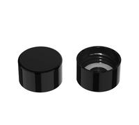 Mycket Soda Water Bottle Caps, 2 Packs Soda Carbonating Bottles Caps Compatible with Most Soda Machine Bottle(Black)
