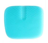 Mycketop Gel Seat Cushion, Thick, Large, Breathable for Long Sitting Comfort, Pressure Relief for Back, Hip, Sciatica, Non-Slip, Washable Cover, Ideal for Office Chair, Car, Wheelchair, Home, Gaming