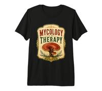 Mycology is My Therapy Reishi Mushroom Forager Premium T-Shirt