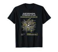 Mycorrhizal Fungi Network Mushroom Science Forest Ecology T-Shirt