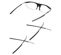 MYCOURAG 2 Pairs Replacement Temples Arms Legs Compatible with Rudy Project Rydon Standard Sunglass Frame Repair Kit-Silver&Bronze