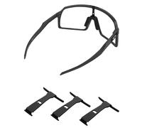 MYCOURAG Metallic Replacement Wicket for Oakley Sutro Lite OO9463/Sutro Lite AF OO9463A/Sutro Lite Sweep OO9465/Sutro Lite Sweep OO9465 (Vented) Sunglasses - Black*3