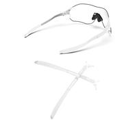 MYCOURAG Replacement White Temples Arms Legs Compatible with Oakley EV-Zero Series Sunglasses, White, One Size