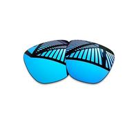 MYCOURAG UV Protection Polarized Replacement Lenses Compatible with Oakley Sylas XL OO9448 60mm Sunglasses Frame - Ice Blue Mirror Coated Polarized