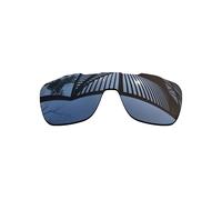 MYCOURAG UV Protection Polarized Replacement Lenses for Oakley Crossrange Shield OO9387 Sport Sunglasses Frame for Man & Woman - Titanium Mirror Coated Polarized