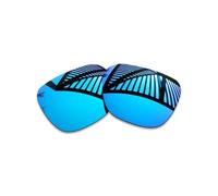 MYCOURAG UV Protection Polarized Replacement Lenses for Ray-Ban Meta Blayzer Optics (Gen 2) RW7001 54mm Sunglasses Frame - Ice Blue Mirror Coated Polarized