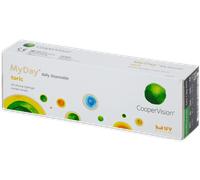 MyDay daily disposable toric (30 lenses) -1.25 Stärke: 0.00, BC: 8.60, DIA: 14.50, CYL: -1.25, AXIS: 160° 0.00 8.60 14.50 160°