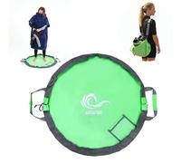 MYDAYS Wetsuit Changing Mat, Drawstring Dry Bag for Surfing Surf, Keeps your Wet Suit & Car Clean, Surf Change Gear, Surfing Accessories, Surfing Gift for Water Sports & Scuba (Green)