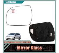 MYDMYGS Fit For Toyota Sienna Car 2011-2019 Left Right Driver Side Rearview Heated Function Waterproof Large Vision White Mirror Glass(Right)