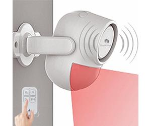 Mydome Indoor Home Motion Alarm | Loud Battery Operated Security PIR Sensor With An Integrated 125 dB Alarm, Designed for Sheds, Garages, Summer Houses, Vans [Home Security Home Alarm System]