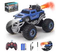 MYDOVA RC Car, 1:16 Scale Remote Control Monster Truck with Spray Mist Music LED Lights, 2.4Ghz 20 KM/H, RC Truck for Kids Age 6-10, Girl or Boy Gift