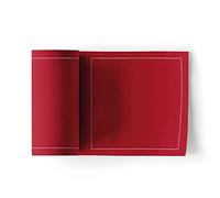 MYdrap Cocktail Napkins, Cotton, Red, 11x11 cm