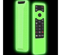 Mydrissu Silicone Cover Case for TCL RC923A FMB1 / RC813A FMB1 Remote, Non-Slip Shockproof Protective Covers Skin Sleeve Holder for TCL 2025 QM6K QM7K TV Remote Control, Easy to Find- Glow Green