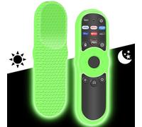 Mydrissu Silicone Cover Compatible with VIZIO XRT270 Smart TV Remote, Non-Slip Protective Sleeve Case Holder for VIZIO XRT270 Remote Control, Glow in Dark, Easy to find(Glow Green)