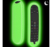 Mydrissu Silicone Protective Case Cover Compatible with Sky Q EC302 EC202 EC201 Smart TV Remote, Non-Slip Anti-Drop Sleeve Skin Holder for Sky Q Voice Remote Control (Glow Green)