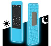 Mydrissu Silicone Protective Case for Samsung 2023 Solar Cell BN59-01432A BN59-01432J BN59-01455E Series Smart TV Remote Protector Cover Holder for Samsung TM2360E Remote (Glow Blue)