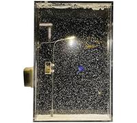 MYDZSI Magic Snow Lamp,Snowy Globe Night Light with Flowing Snowflake Effect,Easy to Assemble, for Desktop Decor