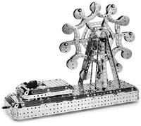 MYDZSWZX 3D Metal Puzzle for Adults, Metal Clockwork-driven mechanical Ferris wheel Assembly Building Blocks Model Kit,Fun DIY Assembly Kit, for Men Teenager Gift 1500 pcs.