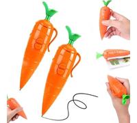 MYDZSWZX Carrot Recorder Pen Toy, 2 pcs Pens, 60 Second Carrots Recorders, Dictaphone Voice, Fun Creative Gifts for Students