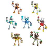 MYDZSWZX My Sing Monsters Figure Building Kit, Wubbox Chorus Singing Game Building Model Collectible Building Bricks, For Kids Boys Girls And Fans Gift.(689 Pcs)